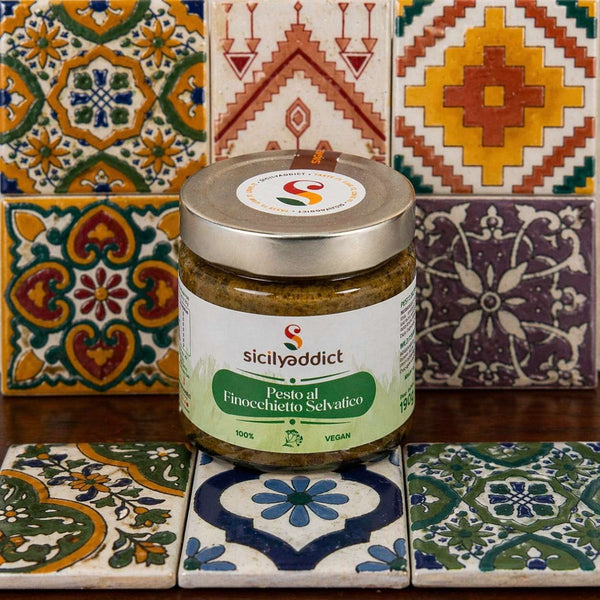 Pesto di finocchietto selvatico 190g - SicilyAddict