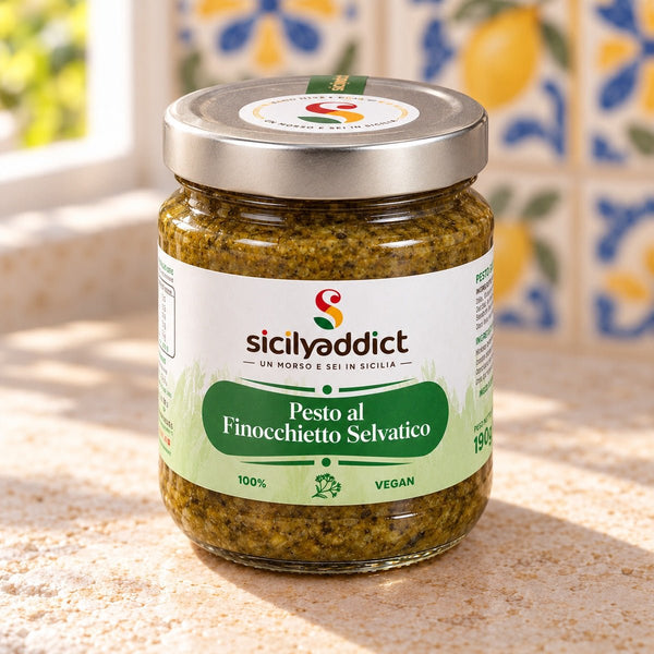 Pesto di finocchietto selvatico 190g - SicilyAddict