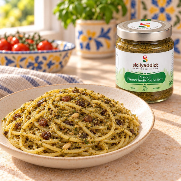 Pesto di finocchietto selvatico 190g - SicilyAddict