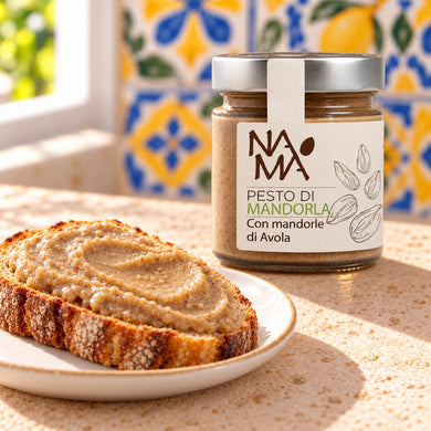 Pesto di mandorle di Avola Namà - SicilyAddict
