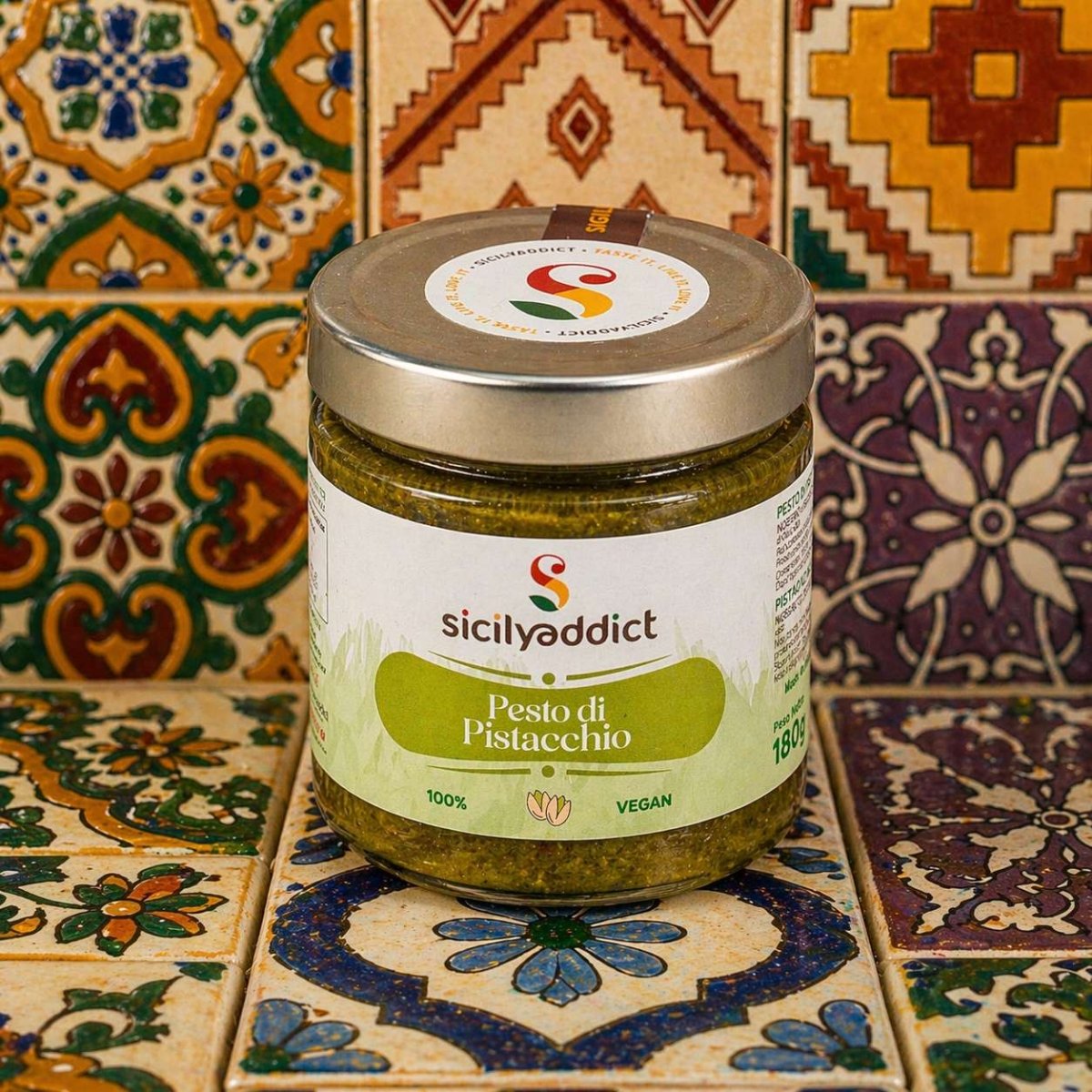 Pesto di Pistacchio 190g - SicilyAddict