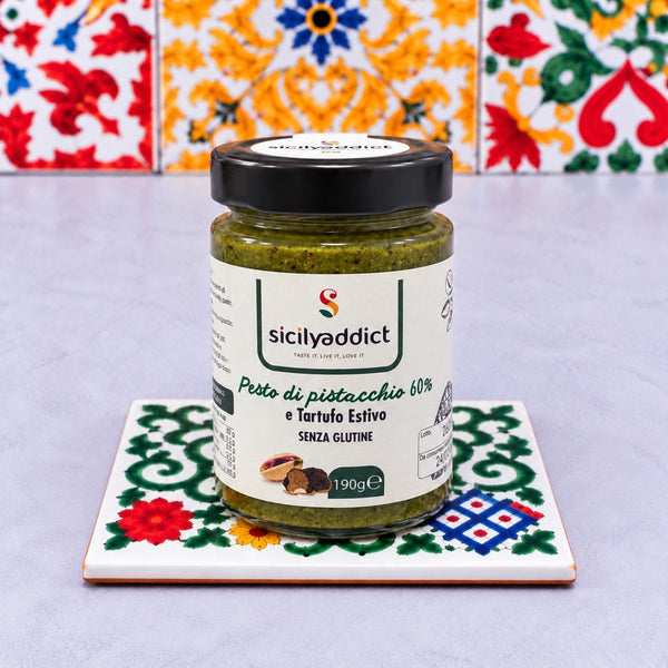 Pesto di pistacchio e tartufo 190g - SicilyAddict