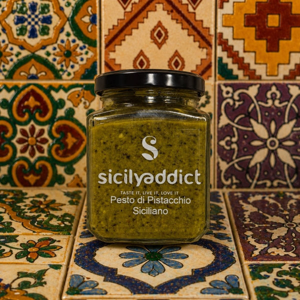 Pesto di Pistacchio Siciliano 180g - SicilyAddict