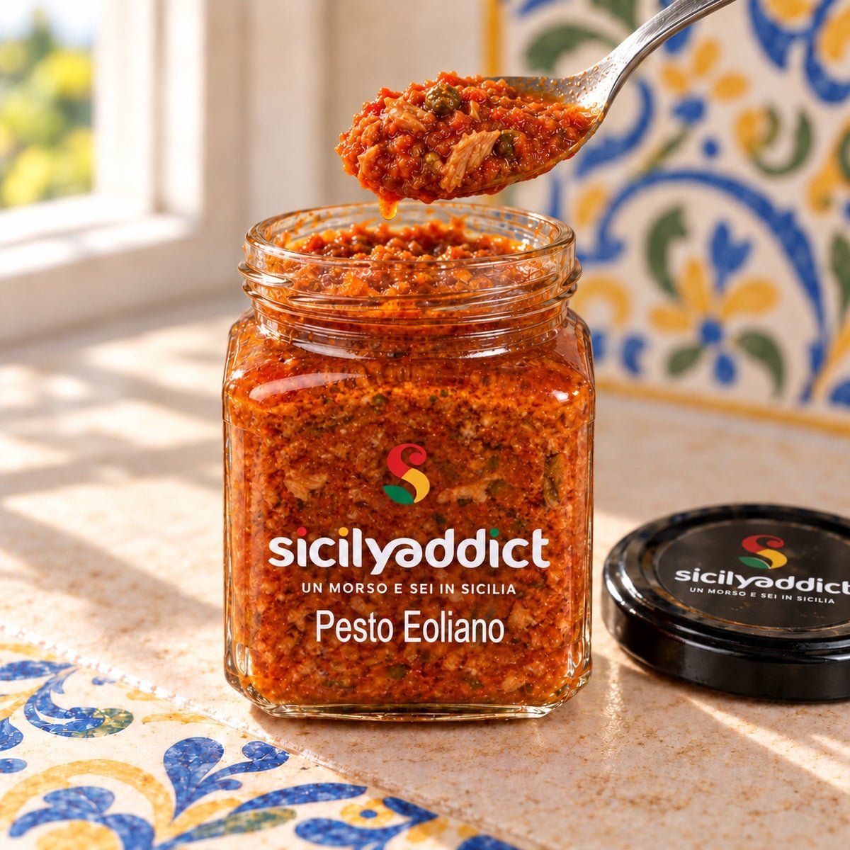 Pesto Eoliano 180 g - SicilyAddict