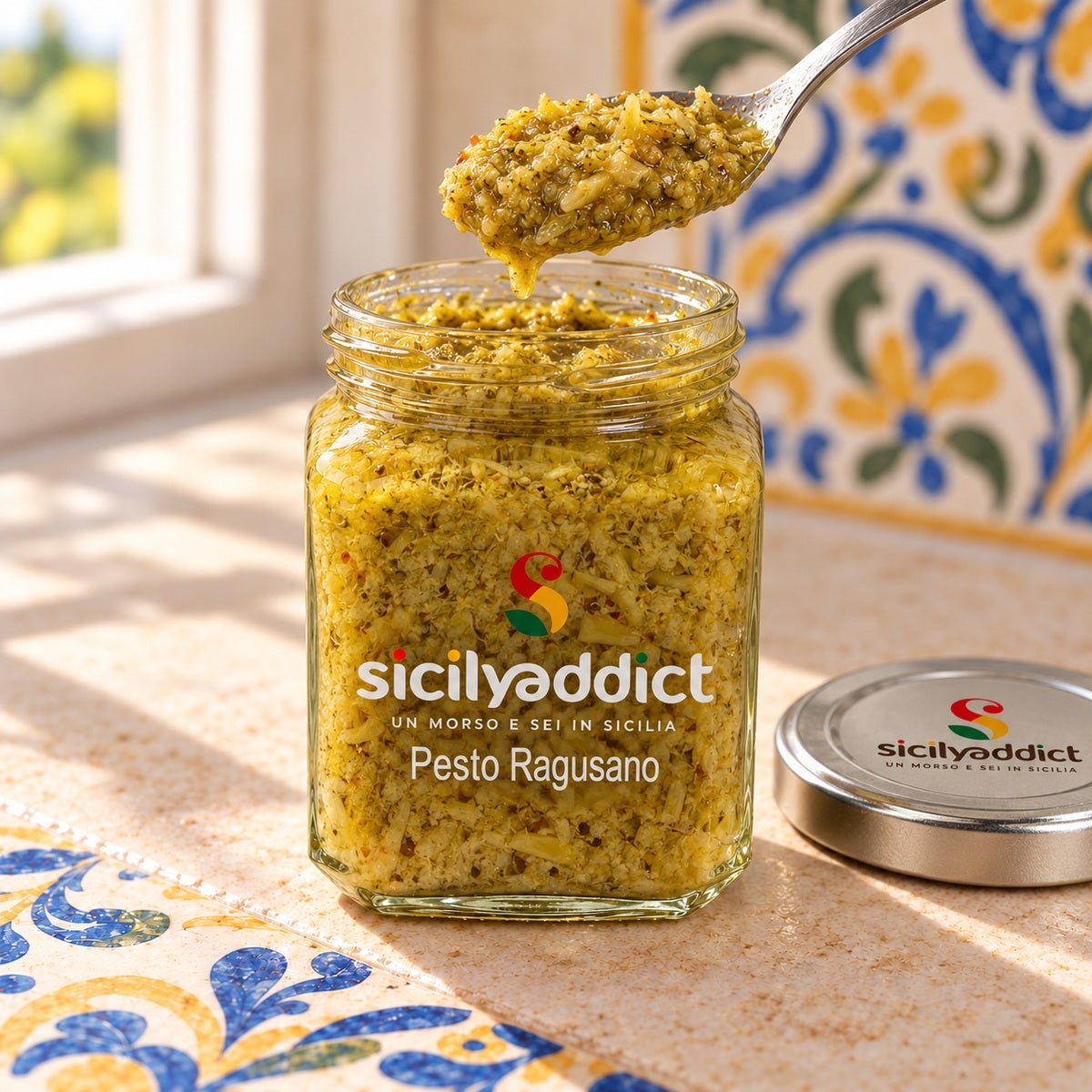Pesto Ragusano 180 g - SicilyAddict