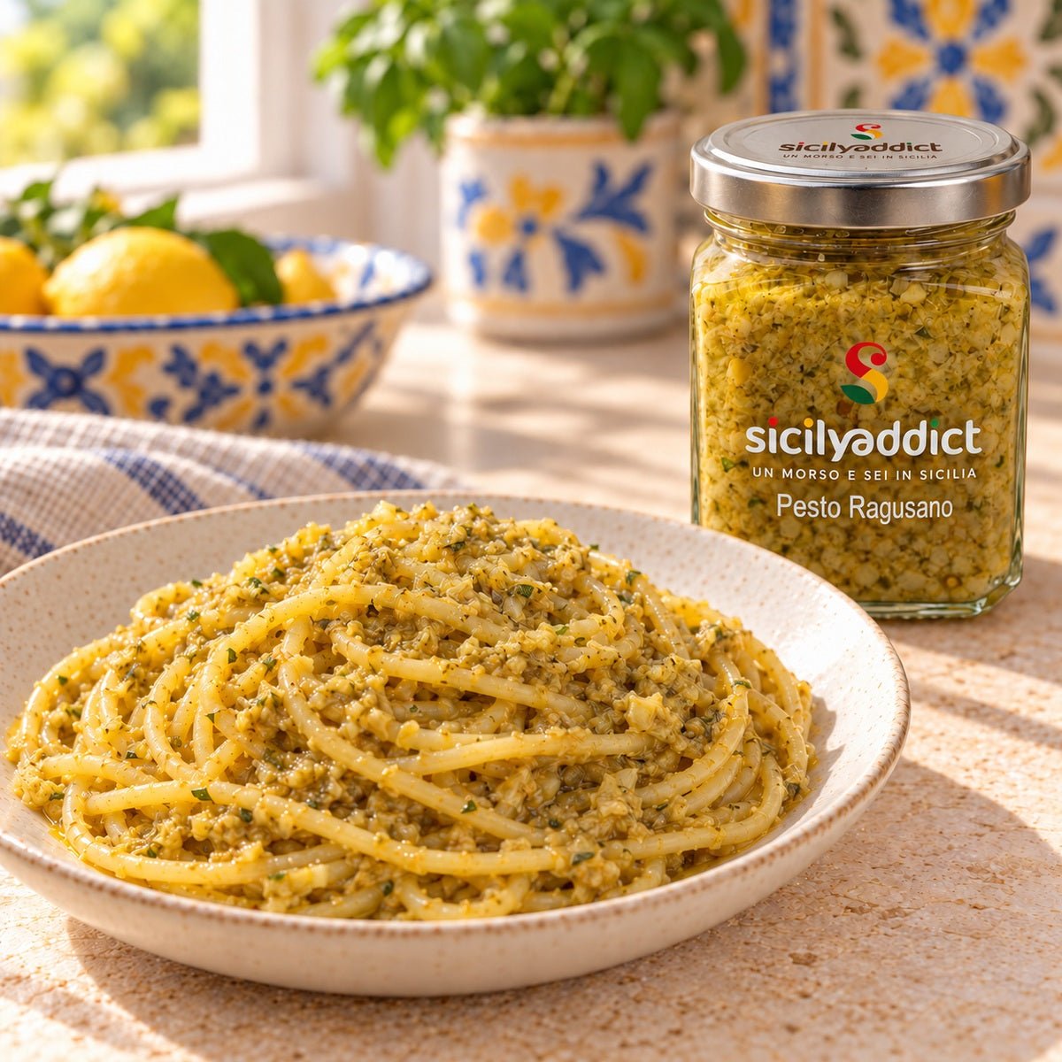 Pesto Ragusano 180 g - SicilyAddict