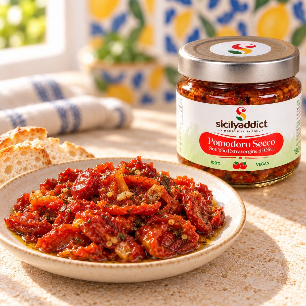 Pomodoro secco sott'olio 190g - SicilyAddict