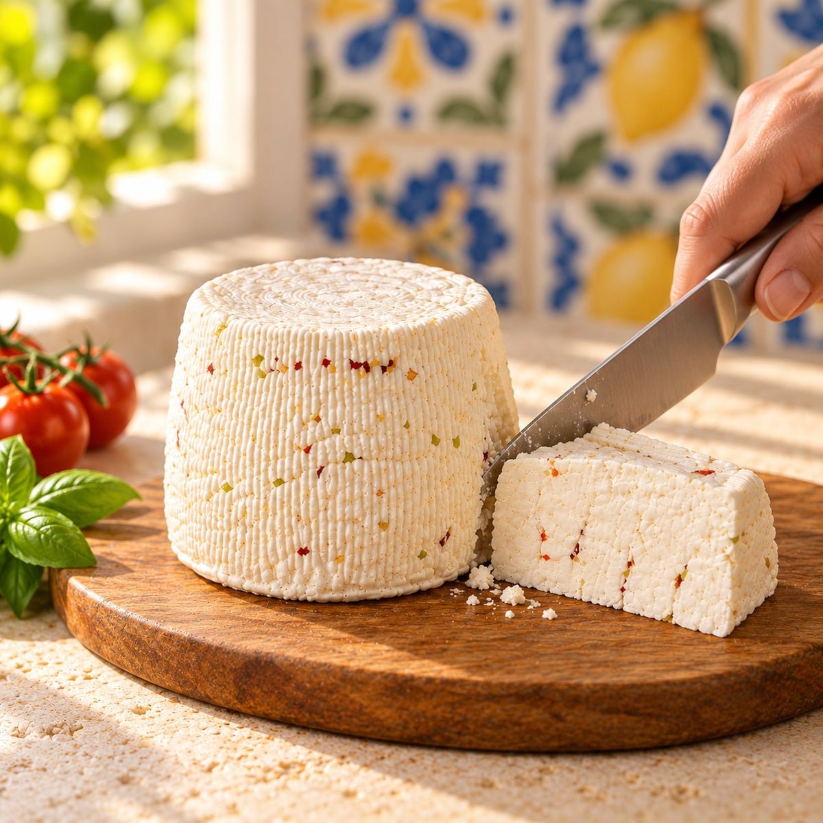 Ricotta salata al peperoncino - SicilyAddict