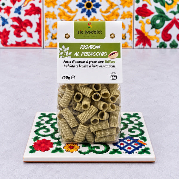 Rigatoni al pistacchio 250g - SicilyAddict