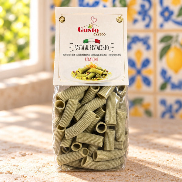 Rigatoni al pistacchio 250g - SicilyAddict