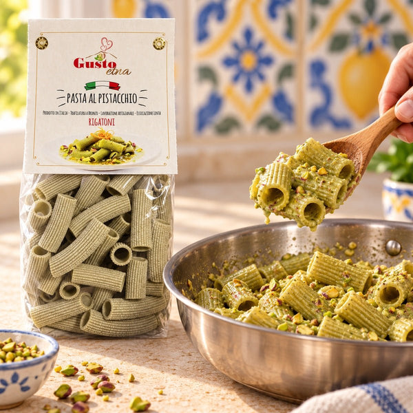 Rigatoni al pistacchio 250g - SicilyAddict