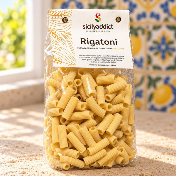 Rigatoni Artigianali grano 100% siciliano 500g - SicilyAddict
