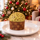 Panettoncino artigianale Pistacchio e Gocce di Cioccolato Bianco