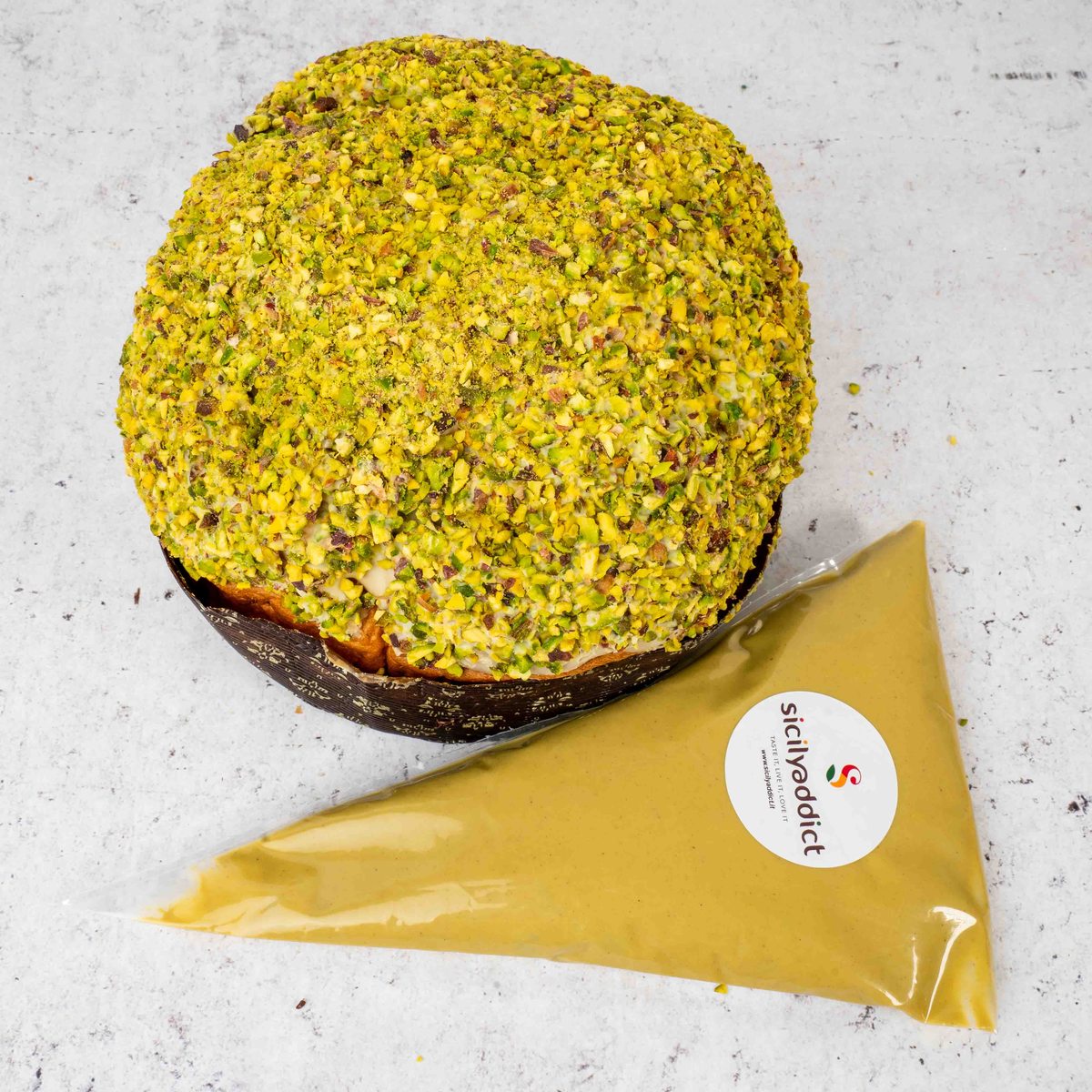 Panettone SicilyAddict al pistacchio