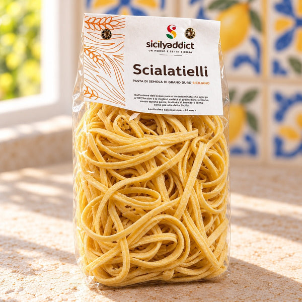 Scialatelli Artigianali grano 100% siciliano 500g - SicilyAddict