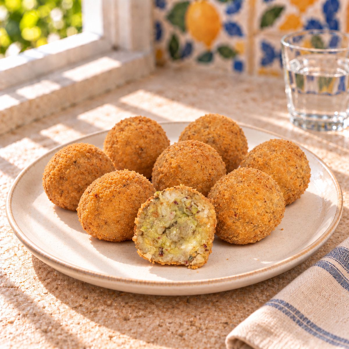 Siculini Arancini Pistacchio e Speck - SicilyAddict