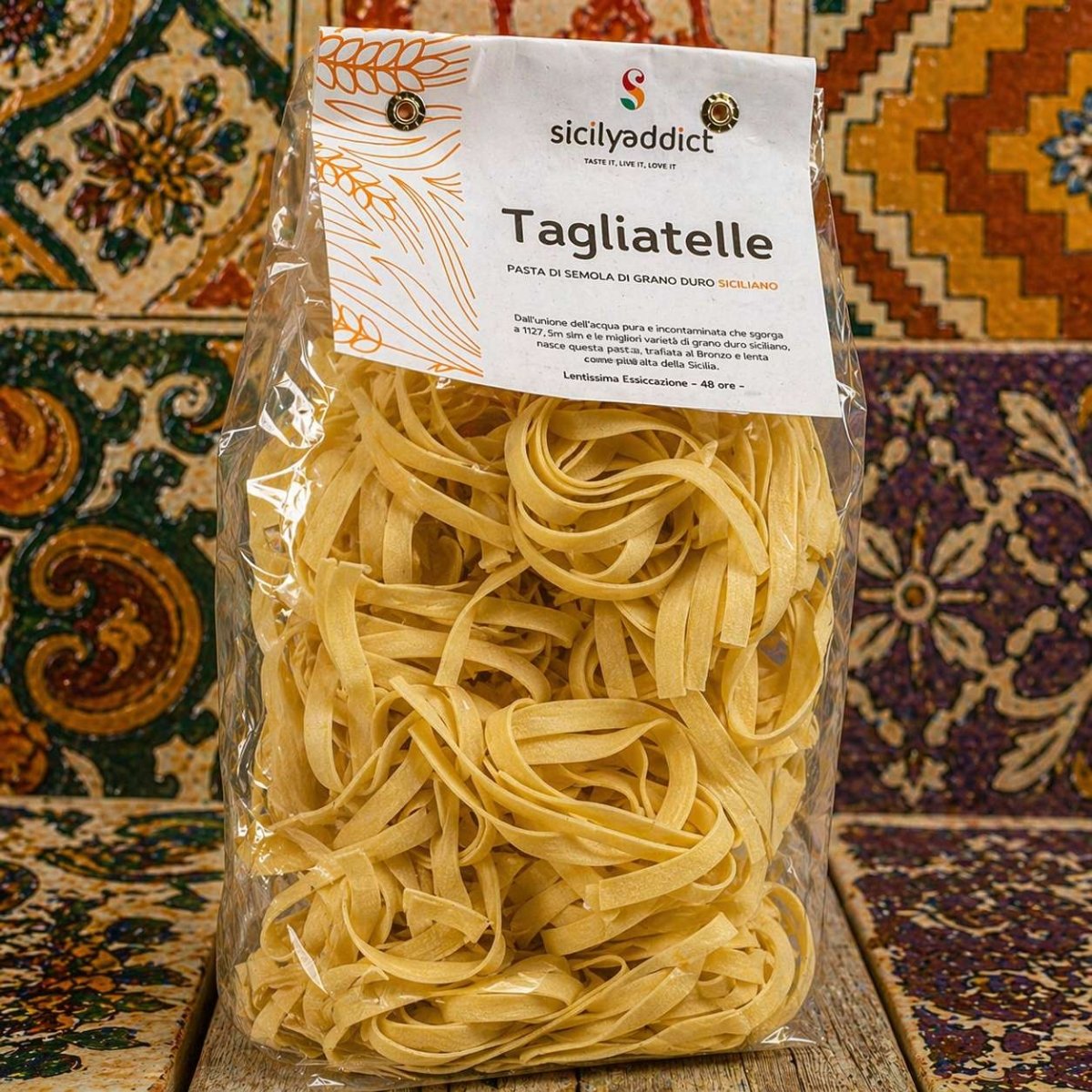 Tagliatelle Artigianali grano 100% siciliano 500g - SicilyAddict