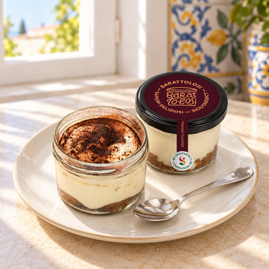 Tiramisù siciliano in barattolo 120g - SicilyAddict