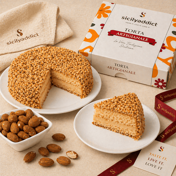 Torta di nocciole 600g - SicilyAddict