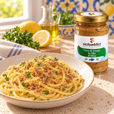 Uova di Tonno in olio d'oliva 190g - SicilyAddict