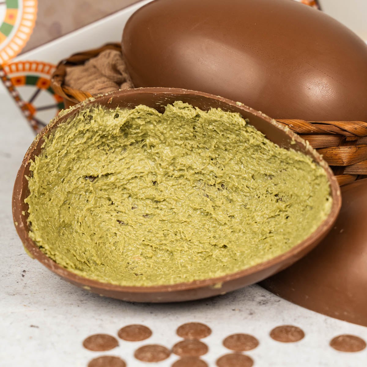 Uovo di Pasqua artigianale Dubai Style 450 g - SicilyAddict
