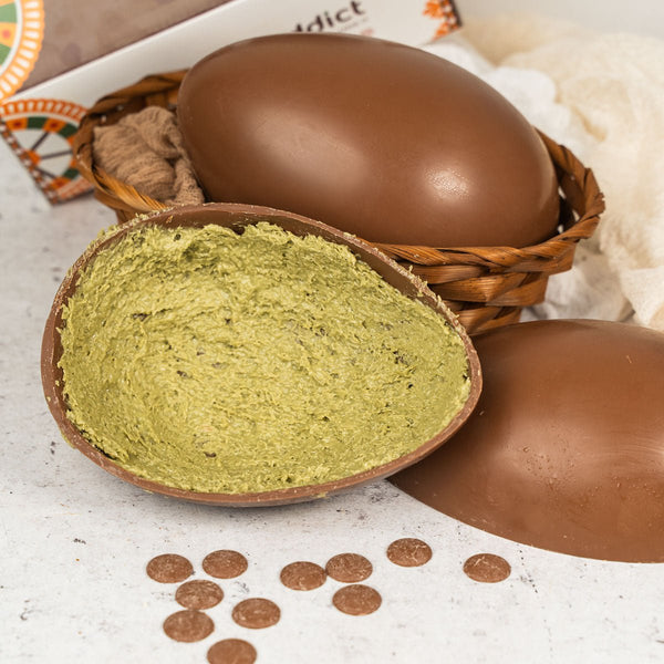 Uovo di Pasqua artigianale Dubai Style 450 g - SicilyAddict