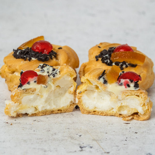 Zeppole al forno con ricotta 400g - 4 pezzi - SicilyAddict