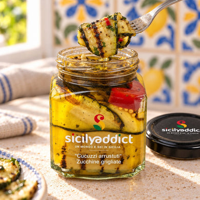 Zucchine grigliate sott'olio 280g - SicilyAddict