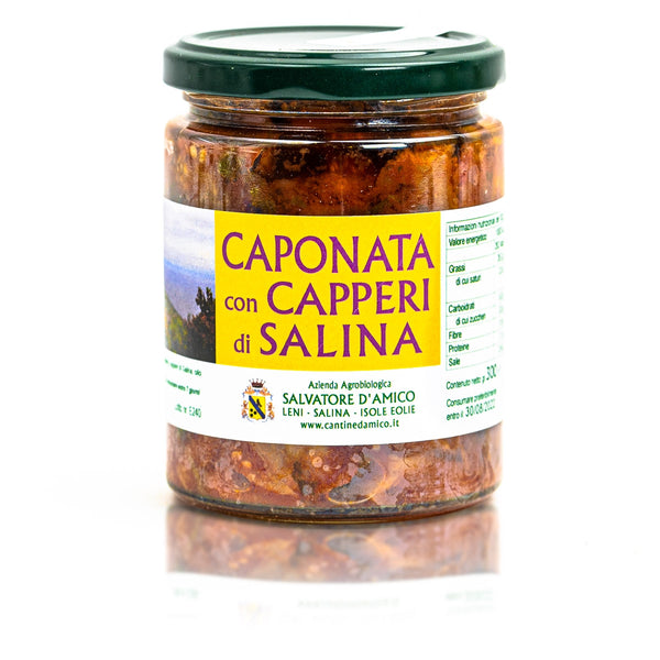 Caponata con Capperi di Salina 300 g