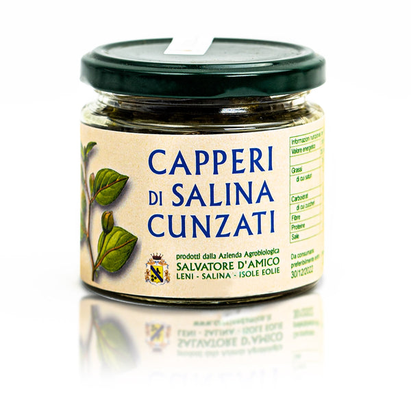 Capers from Salina Cunzati in EVO Oil 160 g 