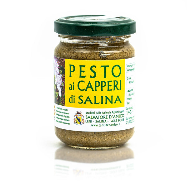 Salina Caper Pesto Slow Food Presidium 140 g