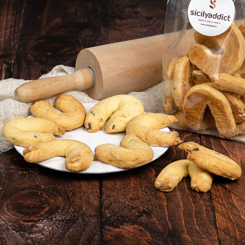 Biscotti Mandarino e Gocce di Cioccolato Fondente 250 g