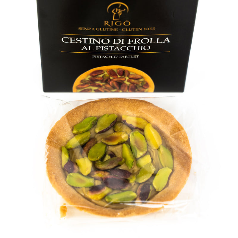 Cestino di frolla artigianale al pistacchio senza glutine 60 g