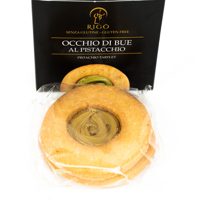Occhio di bue artigianale al pistacchio senza glutine 60 g