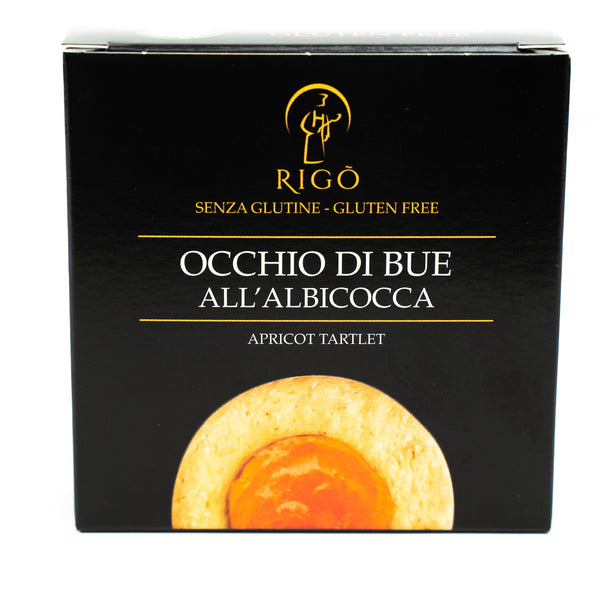 Occhio di bue artigianale all'albicocca senza glutine 60 g