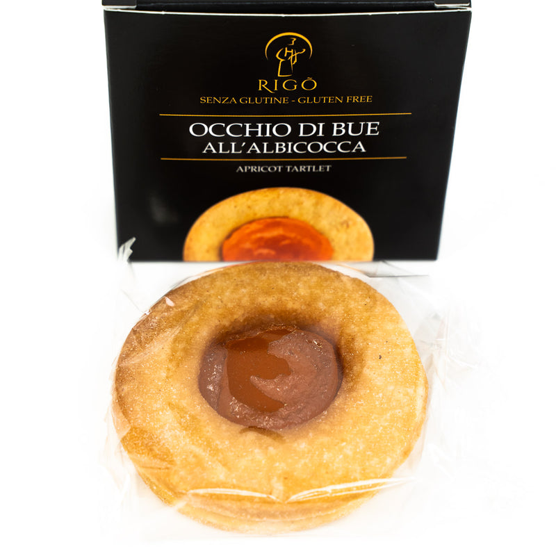 Occhio di bue artigianale all'albicocca senza glutine 60 g