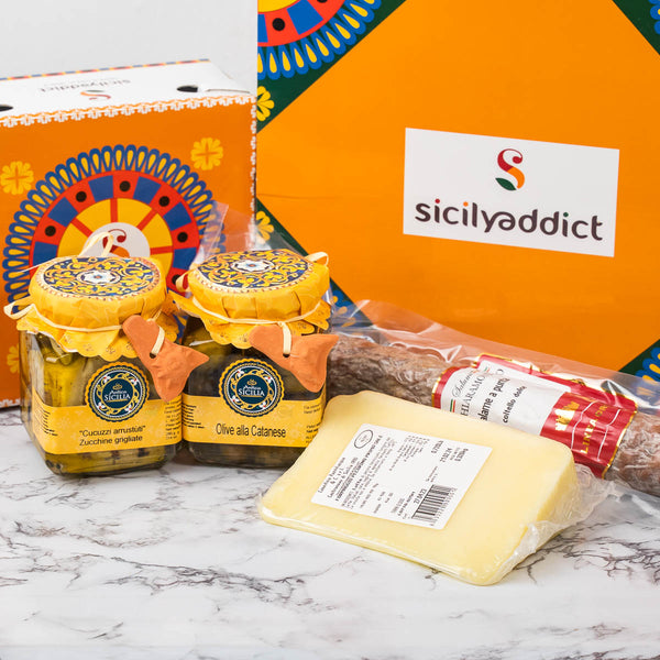 Sicilian appetizer product box