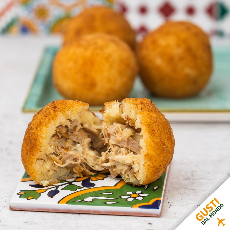 Arancini pollo e curry L'Indianu 160g x 4 Pezzi