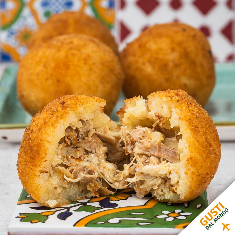 Arancini pollo e curry L'Indianu 160g x 4 Pezzi
