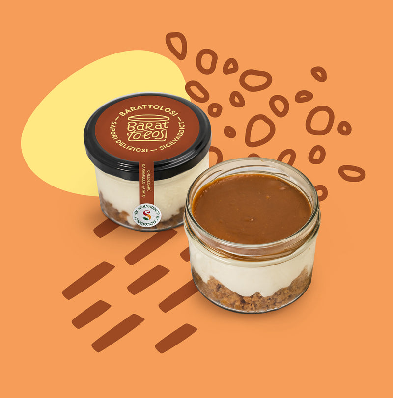 Cheesecake ai frutti di bosco in barattolo 160g