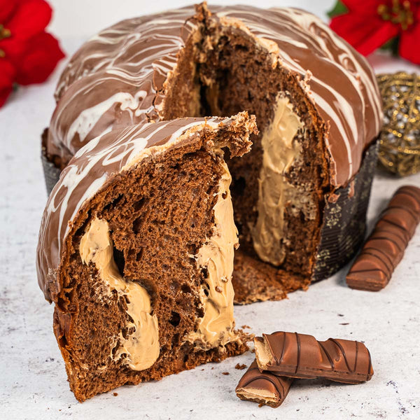 Panettone artigianale al cioccolato e nocciole ciokobueno