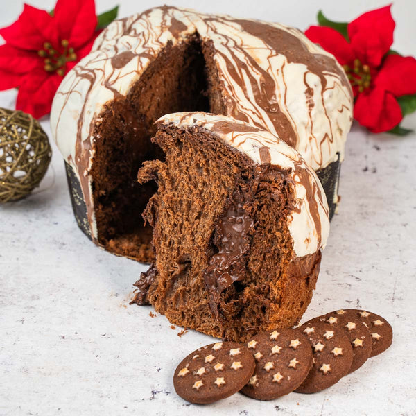 Panettone artigianale al gusto ciokostelle