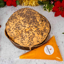 Panettone artigianale all'arancia 1kg con sac a poche di crema d'arancia 200g