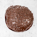 Panettone artigianale fondente 1kg con crema al cioccolato fondente in sac a poche da 200g