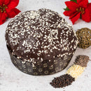 Panettone artigianale farcito ai Tre Cioccolati