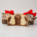 Panettoncino artigianale al cioccolato bianco e cereali ciokocereali 150g