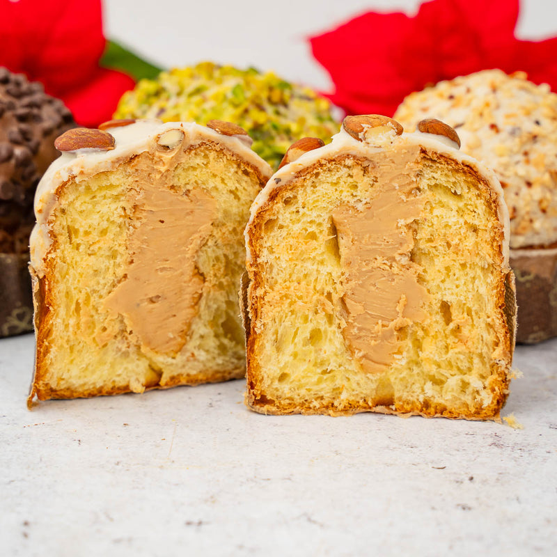 Panettoncino artigianale farcito alla mandorla 110g