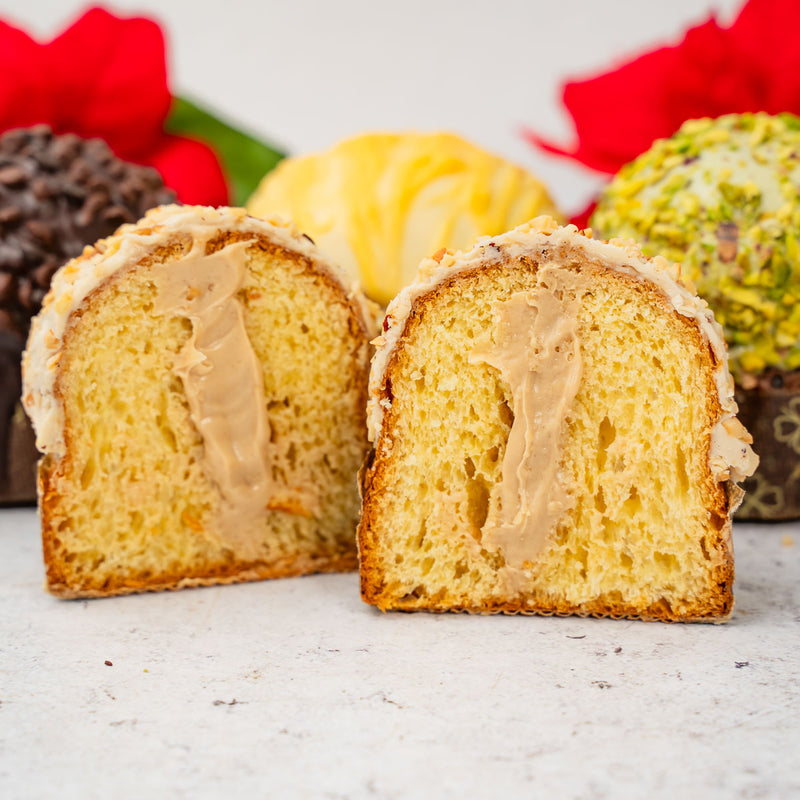 Panettoncino artigianale farcito alla nocciola 110g