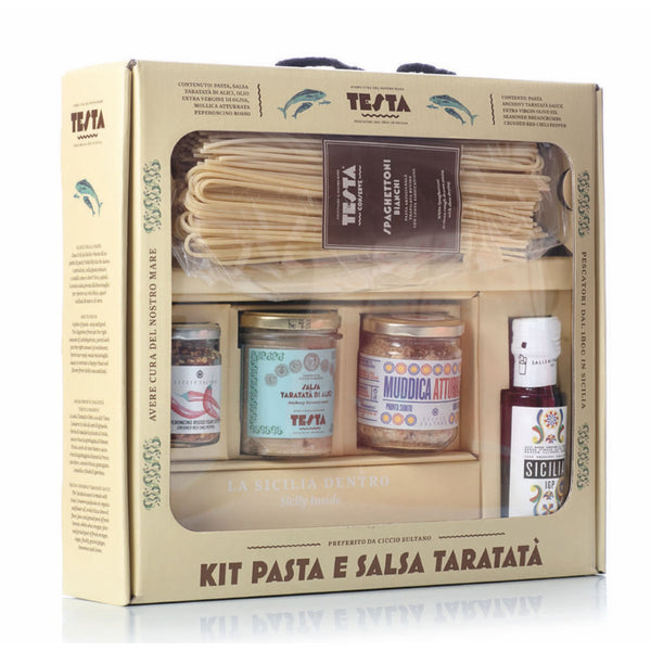 Kit pasta e salsa di buzzonaglia di tonno rosso