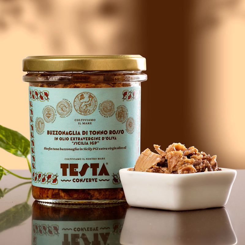 Buzzonaglia di tonno rosso in olio EVO 320g